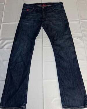 Vans Mens Dark Wash Straight Leg Denim Jeans Size 32 #4
